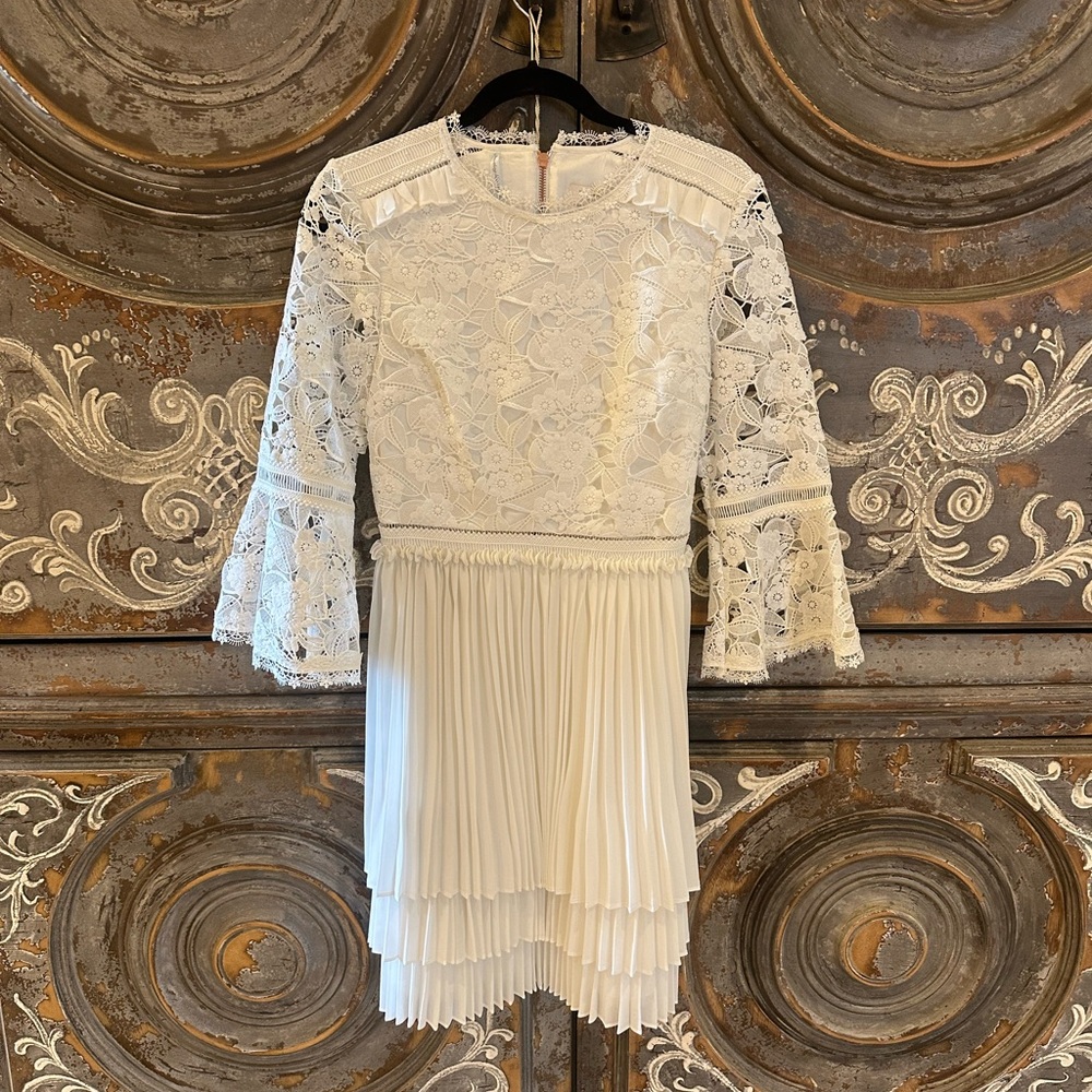 Ted Baker White Lace Formal Dress
